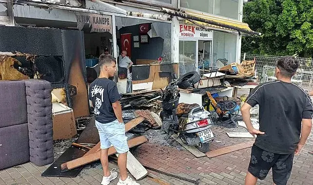 Uyurken camın patlama sesine uyandı, ihbarla iş yerini küle dönmekten kurtardı