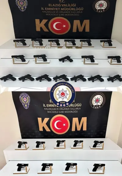 Elazığ'da Ruhsatsız Silah Operasyonunda 2 Şüpheli Tutuklandı
