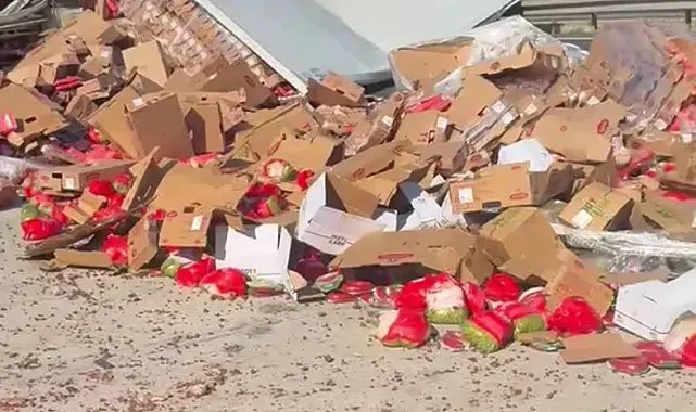 Ankara yolunda tır akaryakıt istasyonuna daldı, faciadan dönüldü