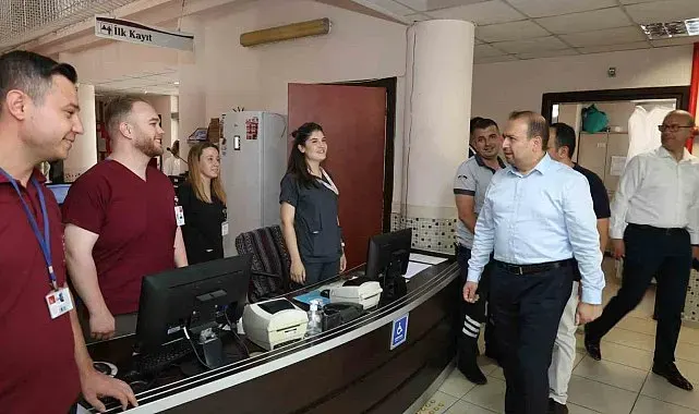 Bozdoğan'daki hastanede hizmetler değerlendirildi