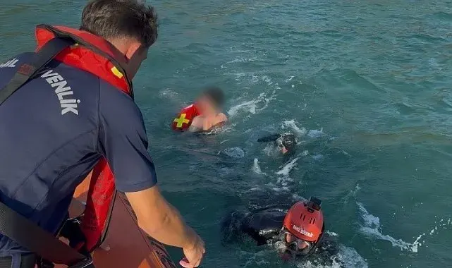 Kürek sörfüne çıktılar, ölümden döndüler