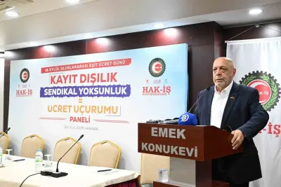 HAK-İŞ Başkanı Mahmut Arslan'dan Eşit Ücret ve Vergi Adaleti Vurgusu