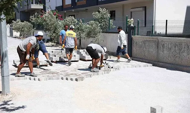 Didim'de yol çalışmaları devam ediyor