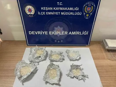 Keşan'da Uyuşturucu Operasyonu: Metamfetamin Ele Geçirildi