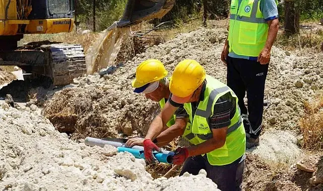 Seydikemer Gölbent'te İçme Suyu Altyapısı yenileniyor