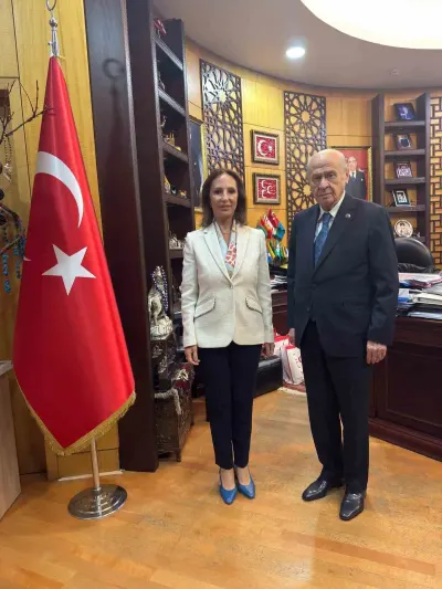 KUTSO Başkanı Esin Güral Argat'tan MHP Lideri Bahçeli'ye Ziyaret
