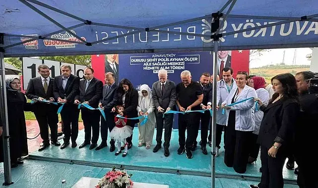Durusu Şehit Polis Ayhan Ölçer Aile Sağlığı Merkezi hizmete açıldı