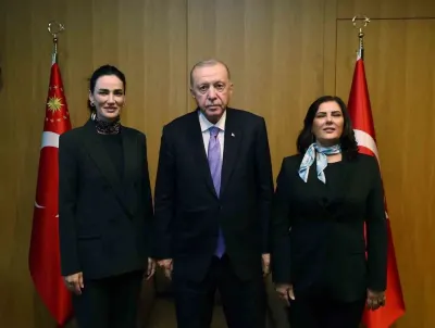 Aydın Büyükşehir Belediye Başkanı Özlem Çerçioğlu, Cumhurbaşkanı Erdoğan ile Görüştü