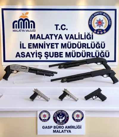 Malatya'da İş Yeri Kurşunlama Operasyonunda 5 Tutuklama