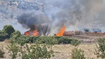 Siirt Eruh'ta Korkutan Yangın: 7 Saat Sonra Söndürüldü