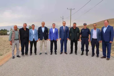 Bayburt'ta Danişment-Yolaltı Bağlantı Yolunda Çalışmalar İncelendi