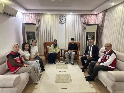 Mersin'in Mut İlçesinde Kaymakam Osman Çelikkol Gazi Ailelerini Ziyaret Etti