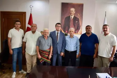 Bozdoğan Kaymakamı Sözen, Yılın Ahilerini Makamında Kabul Etti