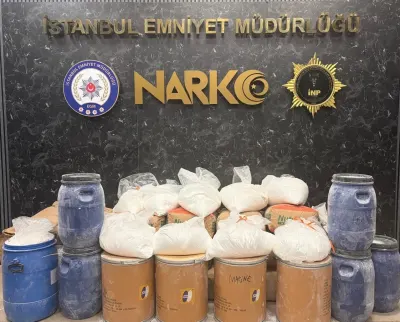 Şişli'de Büyük Narkotik Operasyonu: Tonlarca Madde ve İmalat Malzemesi Yakalandı