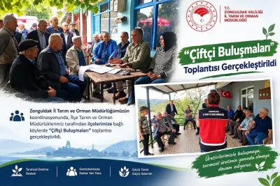 Zonguldak'ta Çiftçi Buluşmaları: Tarımsal Destekler ve ÇKS Süreci Anlatıldı