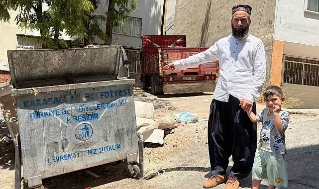 Yanlışlıkla çöpe atılan servet, mahalle konteynerinden çıktı
