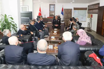 Bilecik'te Gaziler Günü'nde Kahraman Gaziler Jandarmada Ağırlandı