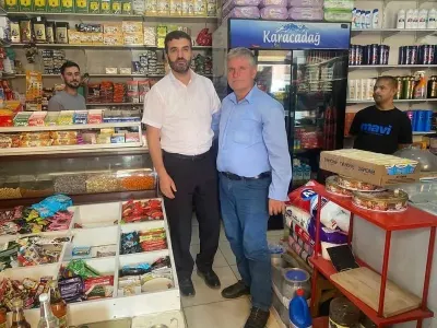 Çermik İlçe Müftüsü Burhan Kızılarslan Ahilik Haftası Kapsamında Esnafla Buluştu