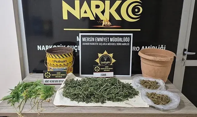 Anamur'da uyuşturucu taciri yakalanıp tutuklandı