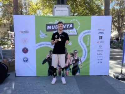 Mudanya Triatlonu'nda Azmin Adı: Muhammed Ali Aydın