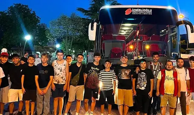 Menteşeli gençler Akdeniz'in maviliğinde buluşmak için yola çıktı