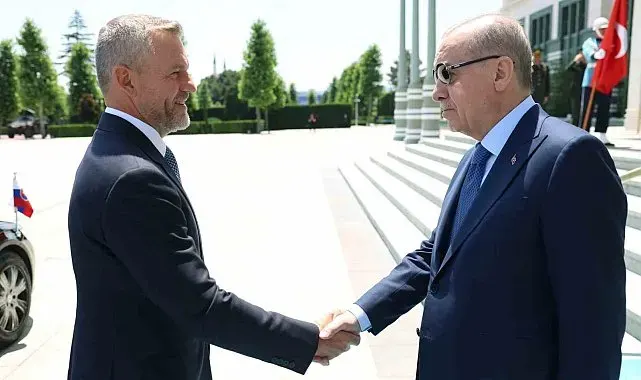 Cumhurbaşkanı Erdoğan, Slovakya Cumhurbaşkanı Pellegrini ile görüştü