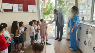 Kuşadası İlçe Milli Eğitim Müdürü Şerafettin Yapıcı'dan Anaokulu Ziyareti