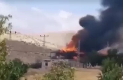 Kayseri’de Saman Balyalarından Çıkan Yangın Evi Kullanılamaz Hale Getirdi