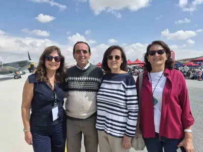 Türk Havacılık Tarihinin Öncüleri Nuri Demirağ ve Vecihi Hürkuş'un Aileleri Gökyüzünde Buluştu