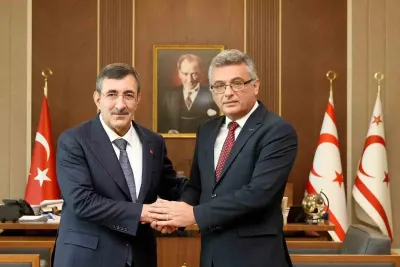 KKTC Cumhurbaşkanı Erhürman, Cevdet Yılmaz ile Bir Araya Geldi