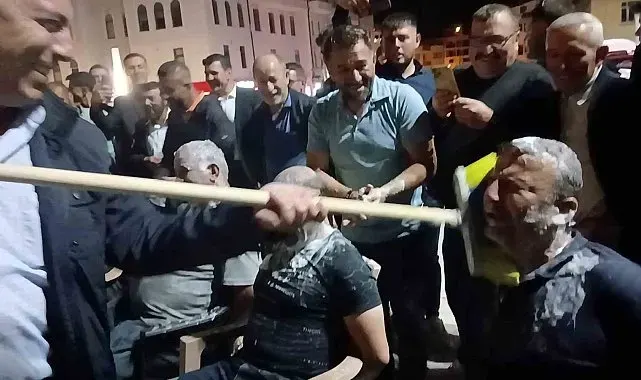 Asırlık gelenek damadın yakınlarına zor anlar yaşattı