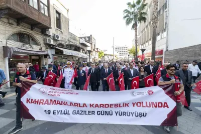 Mersin'de 19 Eylül Gaziler Günü Coşkuyla ve Gururla Anıldı
