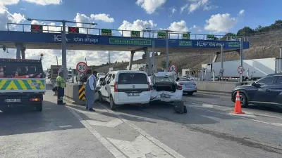 Kuzey Marmara Otoyolu'nda zincirleme kaza: 2 yaralı