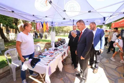 Muğla Valisi Dr. İdris Akbıyık'tan Kadın Emeği Mor Pazar'a Ziyaret