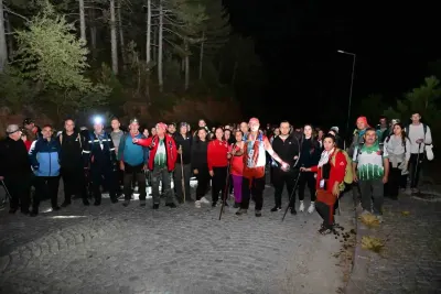 Avrupa Hareketlilik Haftası'nda Spil Dağı'nda Gün Doğumu Yürüyüşü