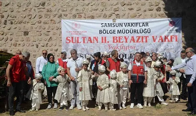 Sinop'ta 25 çocuk için sünnet şöleni
