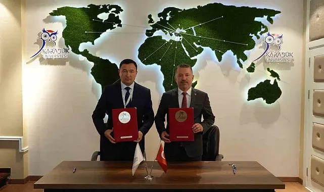 KBÜ ile Alfraganus Üniversitesi arasında akademik iş birliği