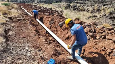Hatay Hassa'da 10 Bin Metrelik İçme Suyu Altyapısı Yenileniyor