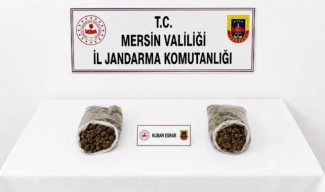Mersin'de jandarmadan uyuşturucu operasyonu: 2 tutuklama