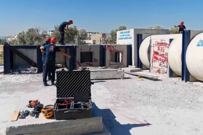 İzmir İtfaiyesi Ağır Arama Kurtarma Akreditasyonuna Hazırlanıyor