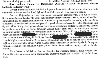 Tanıklardan Alihan Kuriş Soruşturmasında Çarpıcı İddialar: CHP’ye Oy Vermeyenler Cami ve Yurtlara Alınmadı