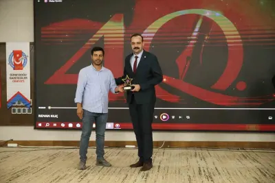 İHA Muhabiri Rıdvan Kılıç'a GGC'den Yılın Başarılı Gazetecisi Ödülü