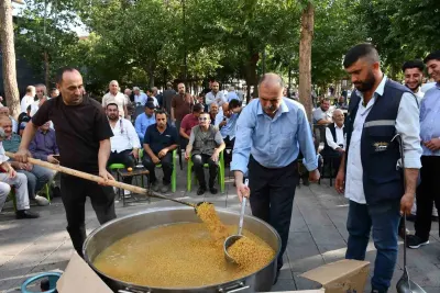Siverek'te Unutulmaya Yüz Tutmuş Bulgur Kaynatma Geleneği Yeniden Canlandırıldı