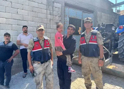 Kilis'te Kaybolan Down Sendromlu Çocuk Jandarma Tarafından Dronla Bulundu