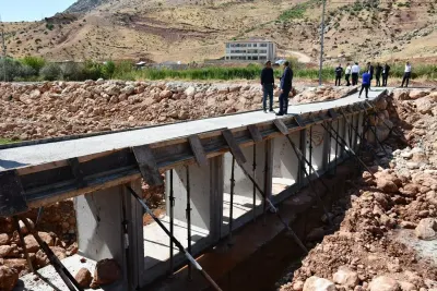 Şırnak Milletvekili Arslan Tatar'dan Kasrik'te Dere Islahı İncelemesi