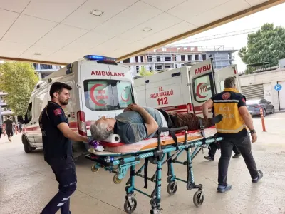 Bursa İnegöl'de Çatıdan Düşen Adam Ağır Yaralandı