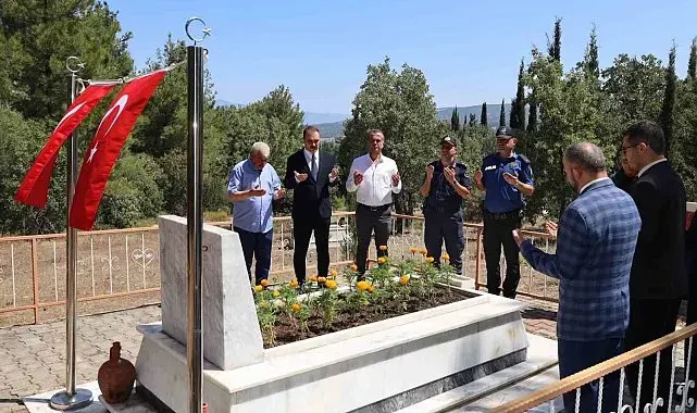 Şehit Jandarma Uzman Çavuş Ceylan kabri başında anıldı