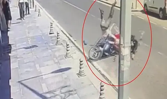 Tekirdağ'da yayanın dikkatsizliği kazayla sonuçlandı: 2 yaralı