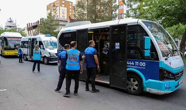 Toplu taşıma araçlarına yönelik denetimler sürüyor