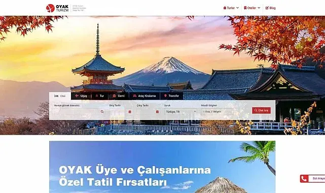 OYAK Pazarlama turizm hizmetlerini dijital platforma taşıdı